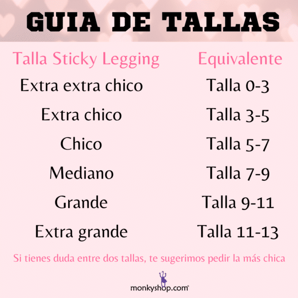 guia de tallas